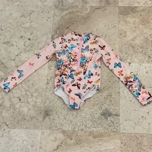 Submarine Pink Butterfly Swimsuit